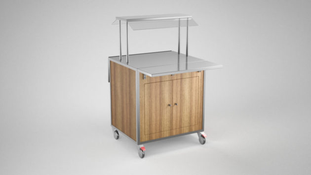 Inox Neutraali Vaunu Nb-800 - Kylmäbuffetvaunut - 13NB800 - 1