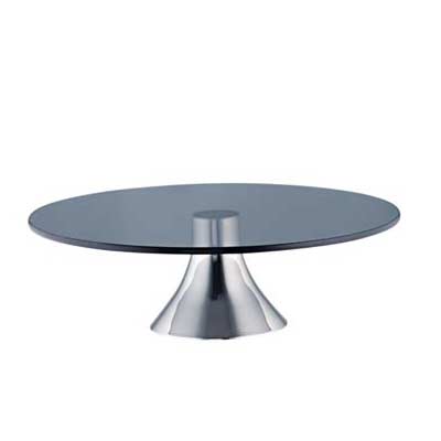 Kakkualusta Lasi/Teräs Ø40cm - Kakkukuvut, -vadit - 6899140 - 1