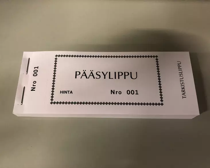 Pääsylippu numeroitu 100kpl/nide - Toimistoon - 40102230 - 1
