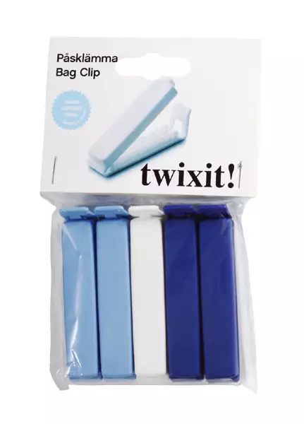 Pussinsulkija Twixit! 8cm, 5kpl - Krokopussin sulkijat, kelmutelineet - 9540801-10 - 1