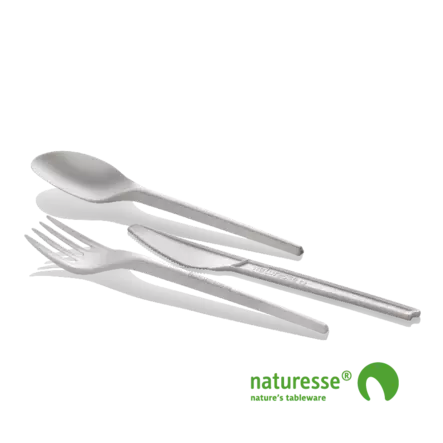 Valkoinen Biomuovi Veitsi 50kpl/pkt - Kertakäyttöastiat - 97MTN801 - 1