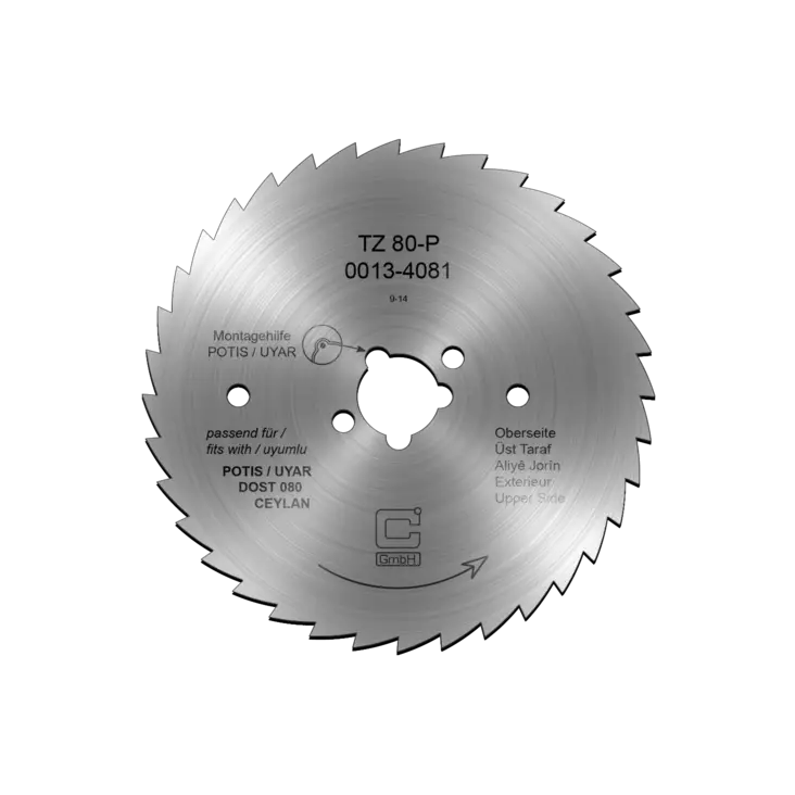 Kebableikkurin Yleisterä Sahalaita 80mm - Kebableikkurit - 450013-4081 - 1
