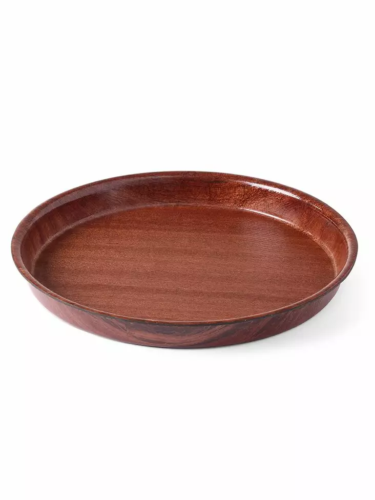 Mahongin Värinen, Reunallinen Kitkapintatarjotin - Kitkapinta tarjottimet - H507711 - 1