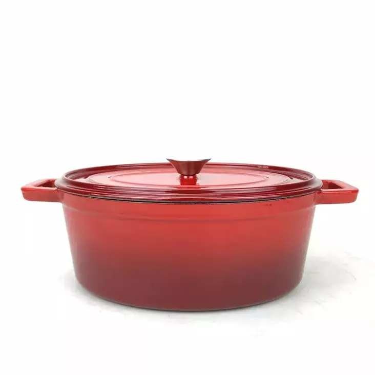 Punainen Emaloitu Valurautapata - Padat - H626832 - 1