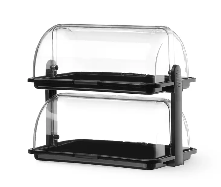Roll Top Tarjotin Leveä Douple Musta - Rolltop kannelliset tarjottimet - H871652 - 1