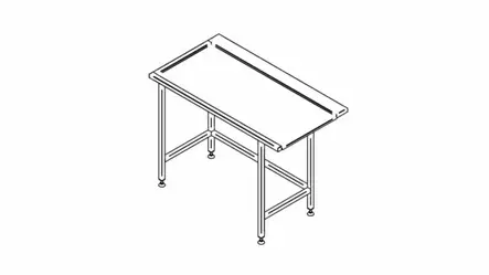 Inox Rst Purkauspöytä - Teräspöydät - 131004 - 1