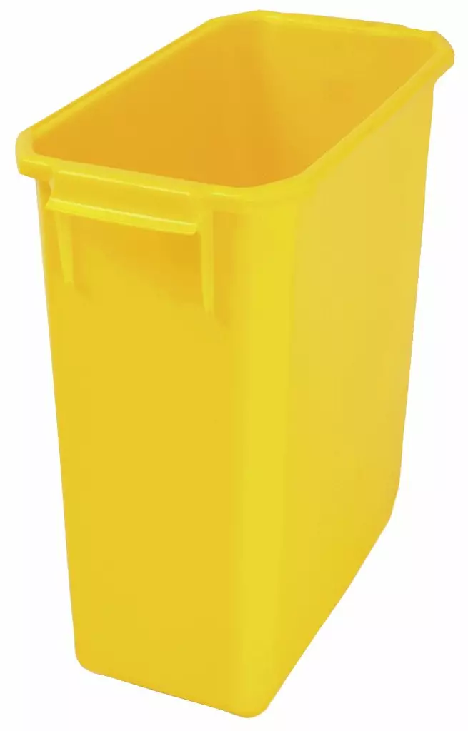 Keltainen Muoviastia 60L Ilman kantta - Säilytysastiat - 2910240011214 - 1