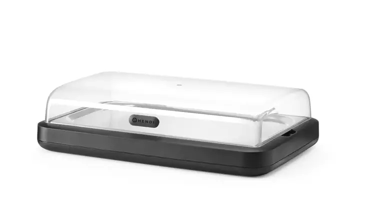 Uniq Musta Kylmätarjotin Gn 1/1 - Rolltop kannelliset tarjottimet - H871904 - 1