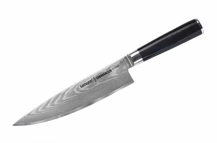 Samura Damascus Kokkiveitsi 200mm - Veitset, veitsien teroitus ja säilytys - 28SD-0085 - 1