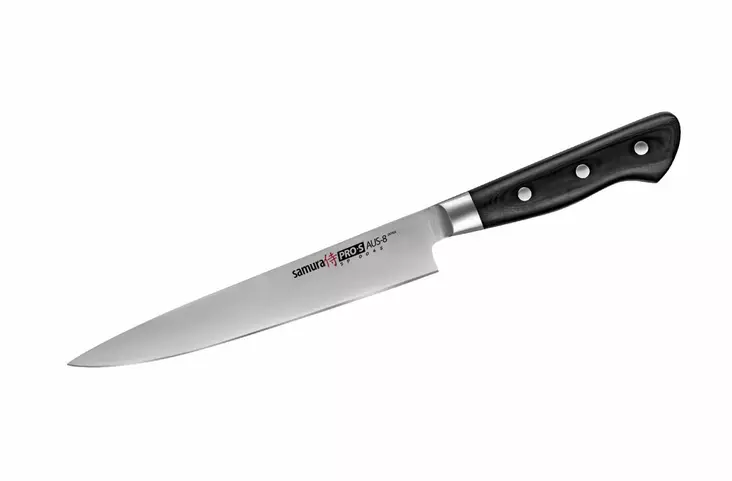 SAMURA PRO-S Slicer Knife - Veitset, veitsien teroitus ja säilytys - 28SP-0045 - 1