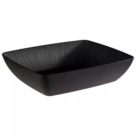 Musta Melamiinikulho GN 1/2 Nero - Tarjoilukulhot -vuoat - 39A85276 - 1