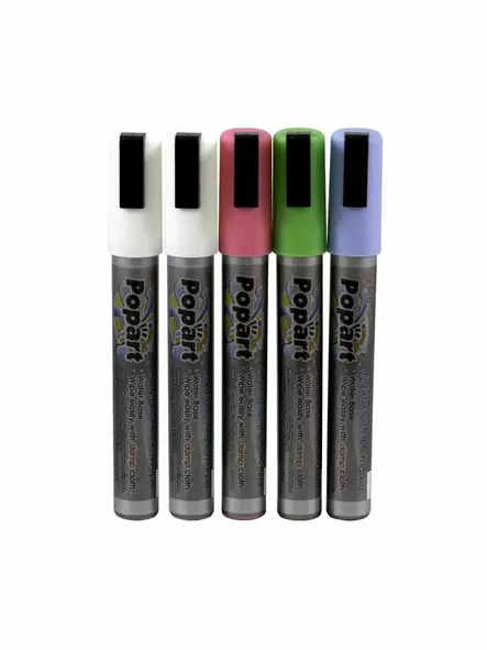 Liitutaulutussit Ohuet Värilliset 5Kpl - Liitutaulutussit - H664216 - 1