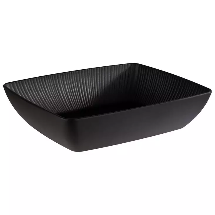 Musta Melamiinikulho GN 1/2 Nero - Tarjoilukulhot -vuoat - 39A85276 - 1