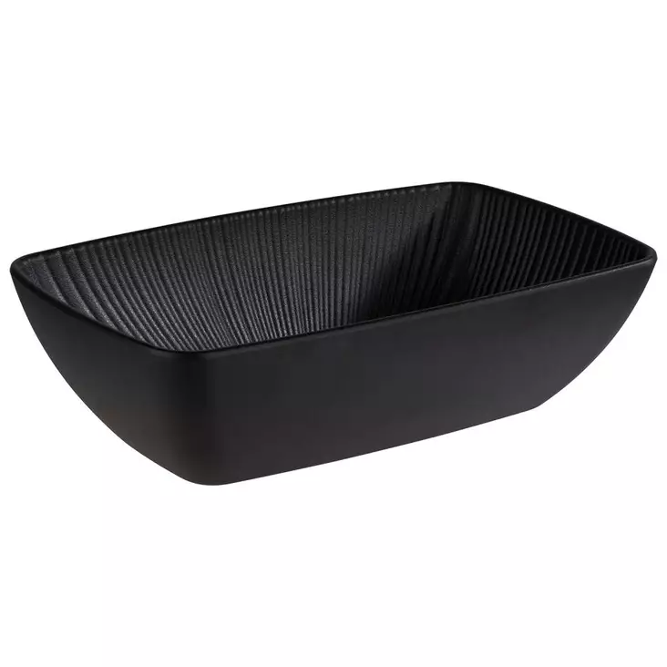 Musta Melamiinikulho GN 1/4 Nero - Tarjoilukulhot -vuoat - 39A85277 - 1