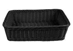 Leipäkori Musta 38X29x9cm - Leipäkorit, hedelmäkorit - 2389068 - 1