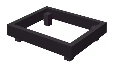 Madeira Black GN 1/2 koroke - Kerrostarjottimet, astiakorokkeet - FD504789 - 1