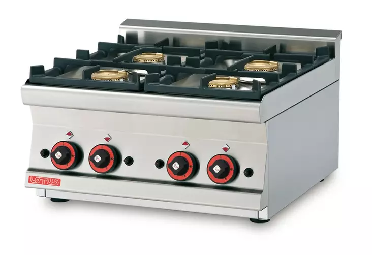 Kaasuliesi Lotus 4-Poltinta Syvyys 60Cm - Kaasuliedet - 26PCT-66G - 1