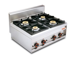 Kaasuliesi Lotus 4-Poltinta Syvyys 65cm - Kaasuliedet - 26PC-8G - 1