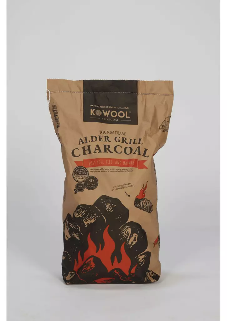 KOWOOL Alder Charcoal 30L - Hiilet, hiiligrillit ja savustusuunit - 862727001O - 1