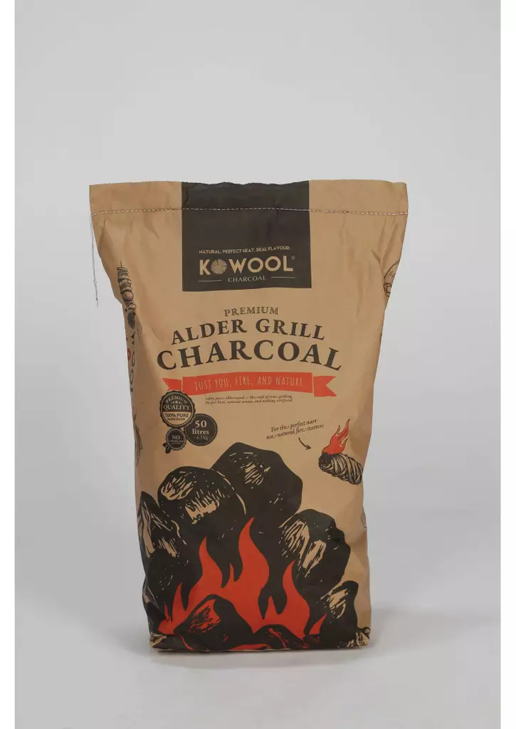 KOWOOL Alder Charcoal 50L - Hiilet, hiiligrillit ja savustusuunit - 862525001O - 1