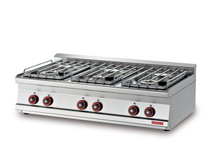 Kaasuliesi Lotus 6-Poltinta Syvyys 70cm - Kaasuliedet - 26PCT-712GP - 1