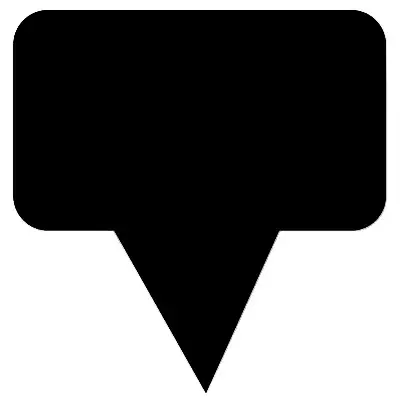 Merkintä-/ hintalappu, musta 55x30 mm - Pöytäliitutaulut - B12407-S - 1